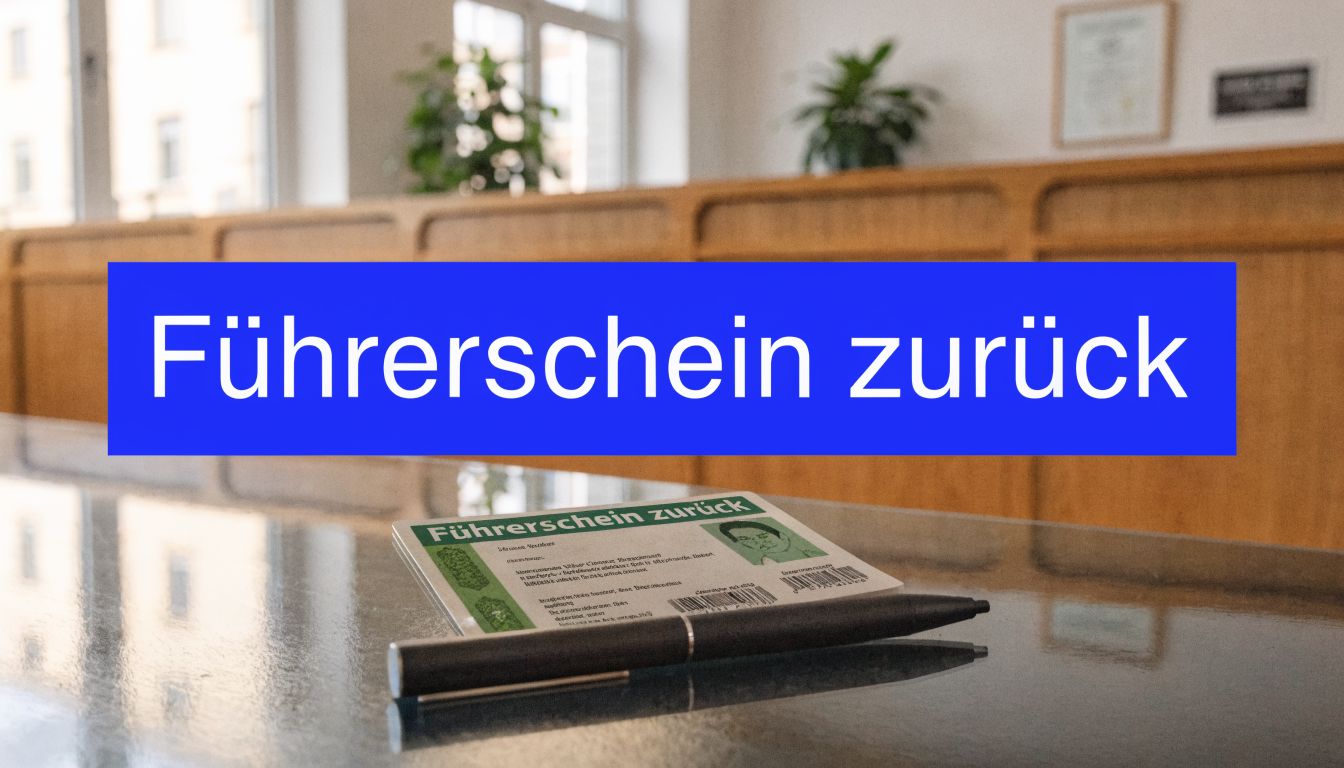 Cannabis Legalisierung: Führerschein zurück 2026