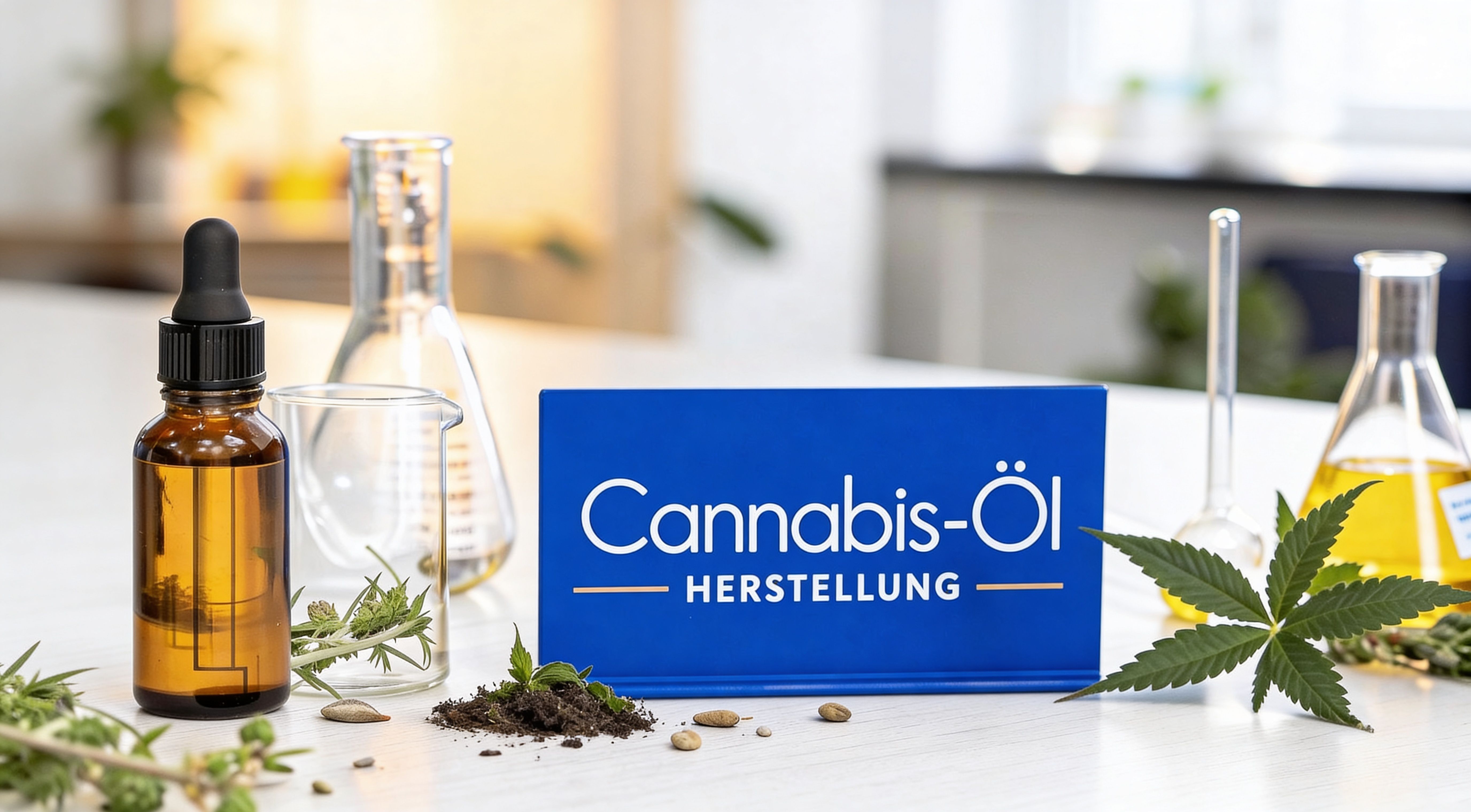 Cannabis Öl Herstellung für Qualität und Reinheit