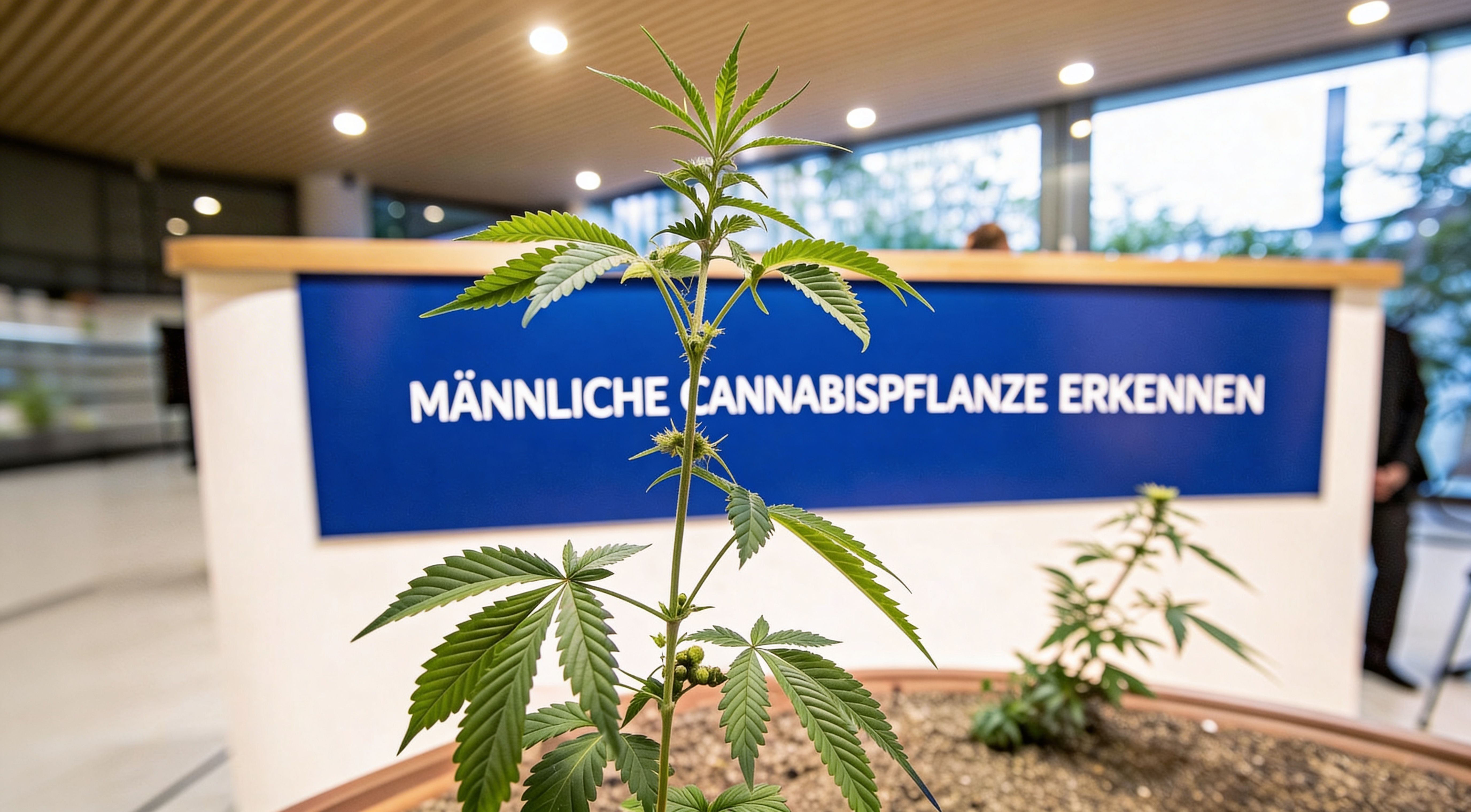 Männliche Cannabispflanze erkennen und sicher entfernen