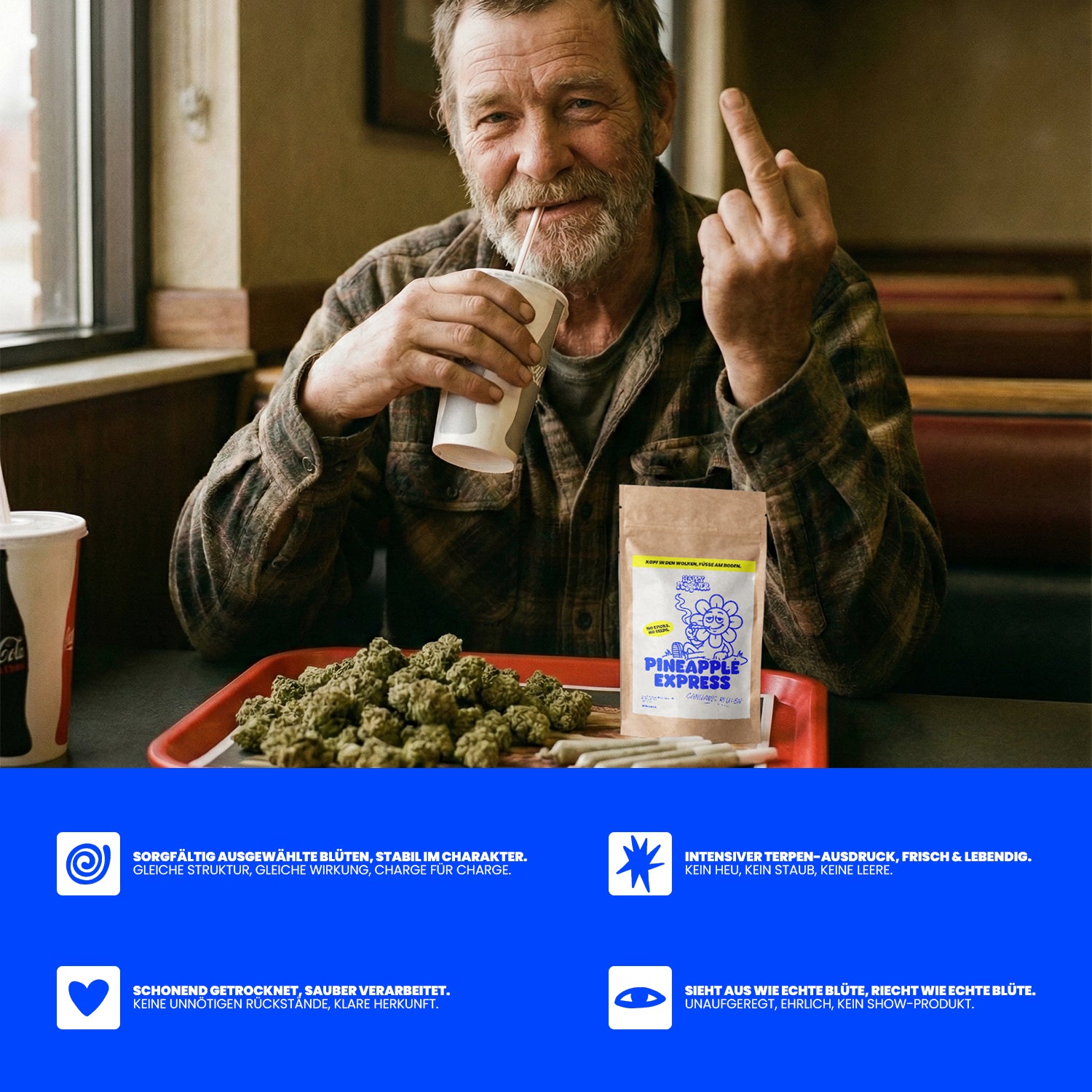 Cannabis Blüten für chillige Momente.