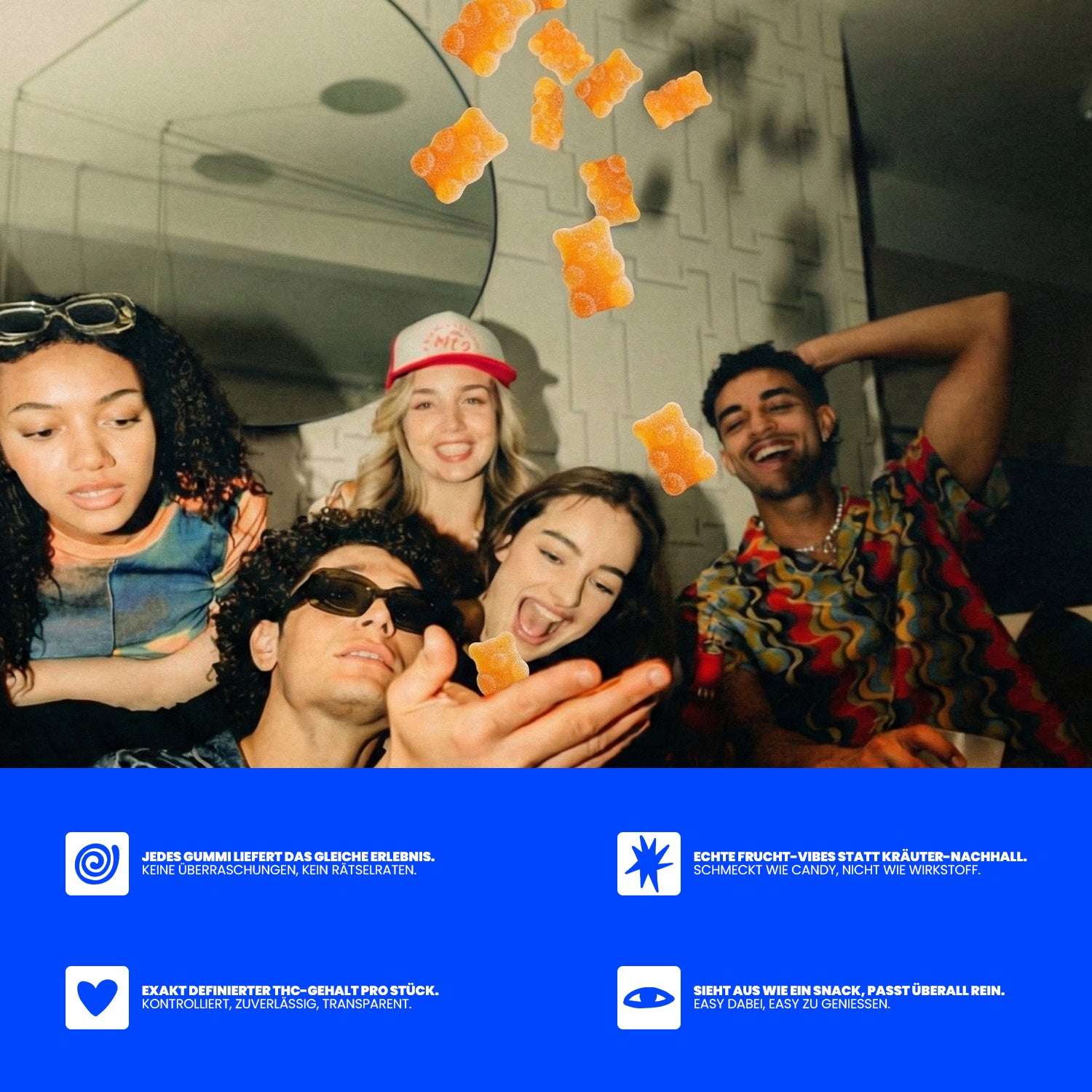 THC Edible – Fruchtgummi, 10mg THC pro Stück, 100 % legal