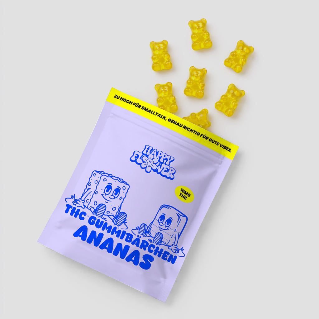 THC gummy bears pineapple