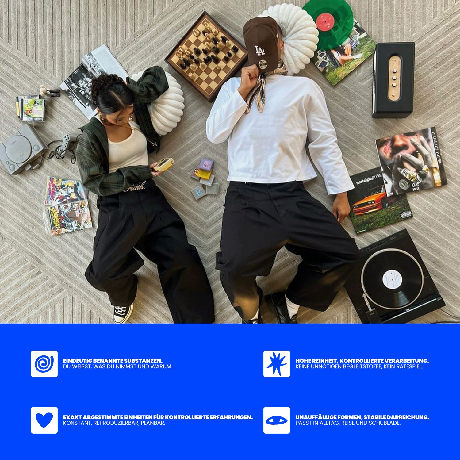 Smartshop Produkte präzise dosiert für Forschungszwecke.