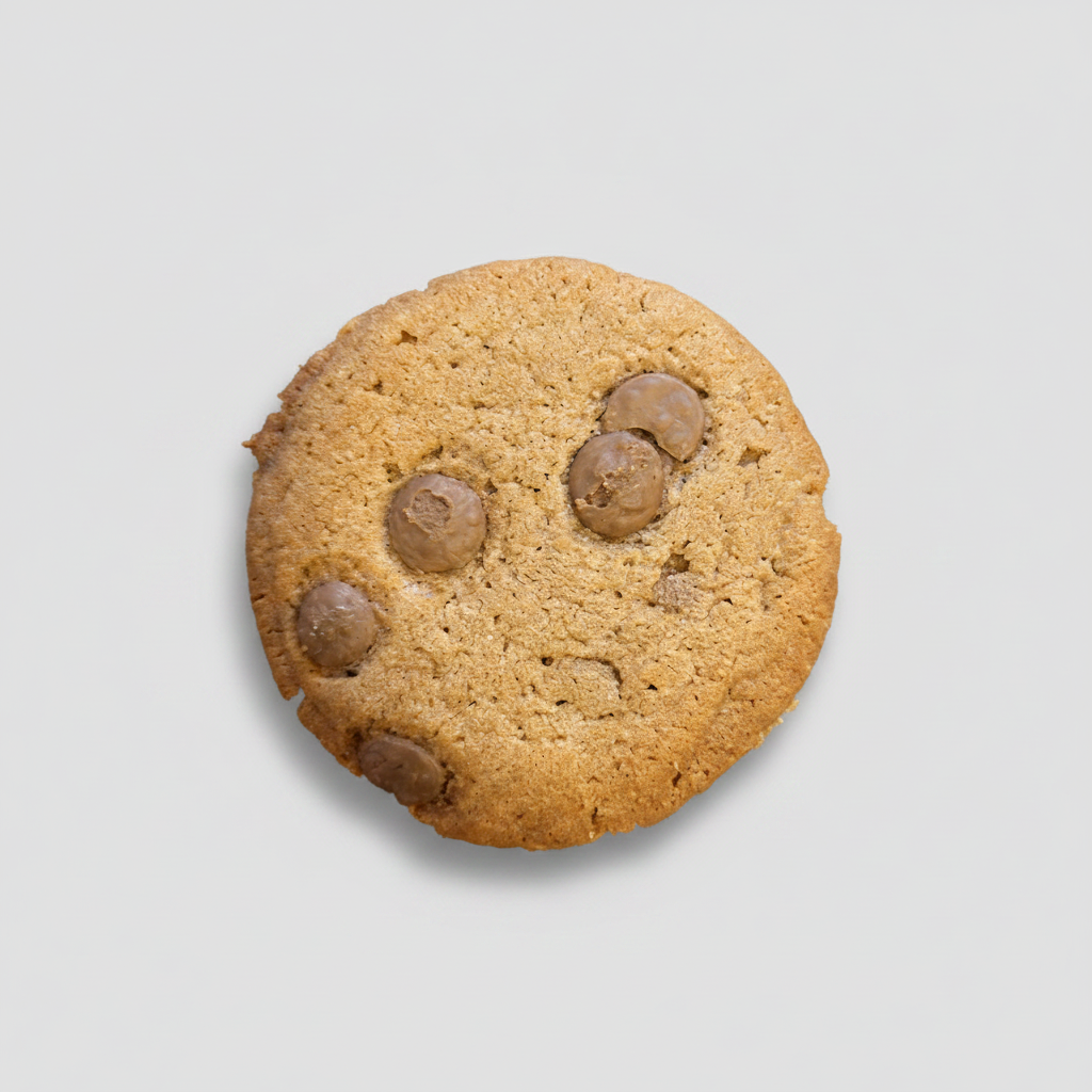 THC Chocolate Chip Cookie 50mg – Product photo for illustrative purposes only, Happy Flower