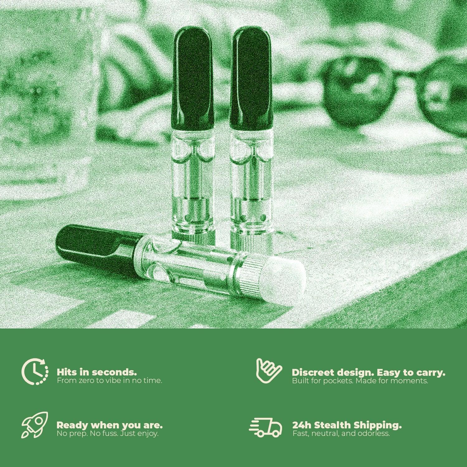 Berry Bloom CBD Vape – Ficha del producto (95 % de CBD)