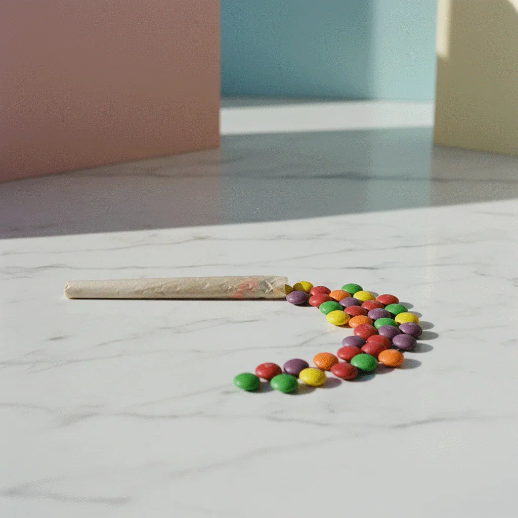 Zkittelz joints from Happyflower.io, each containing 1g