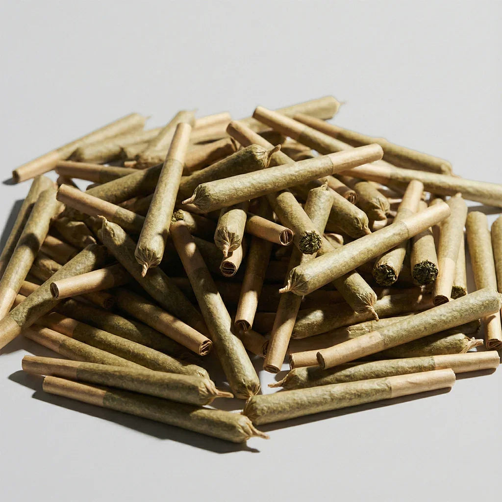 Lote de porros con 15 pre-rollos por solo 5,33/g, con 3 variedades legales diferentes de porros