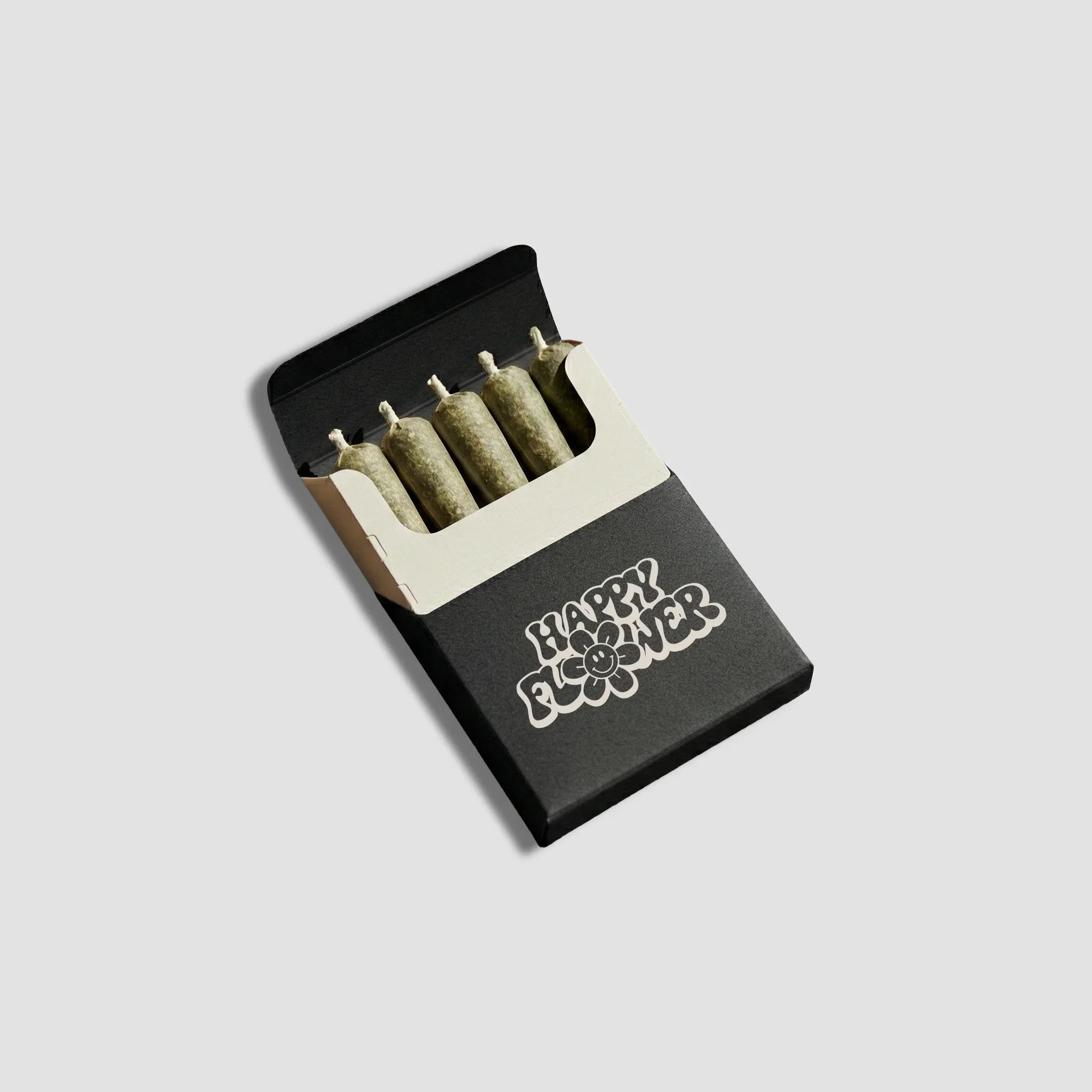 Happy Flower Pre-Roll Joint Gorilla Glue with 1 g of premium cannabis (THC/HHC), carefully rolled for even burning, discreetly packaged for fast shipping