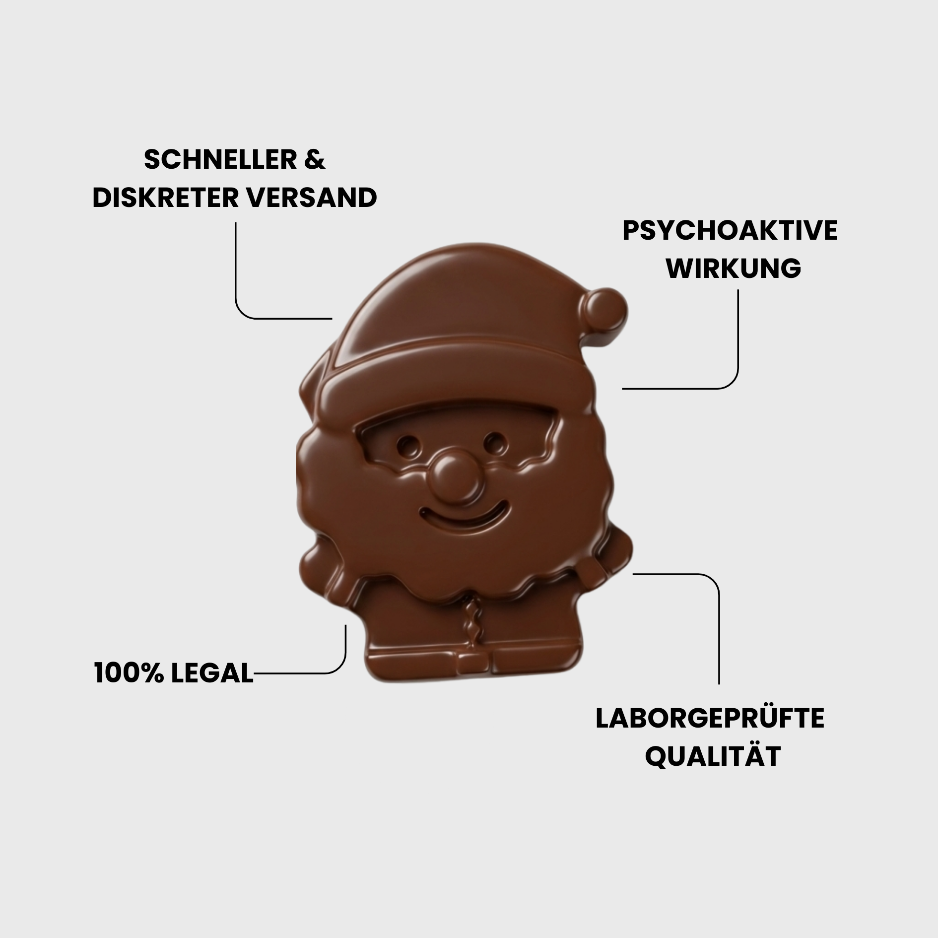 THC Schoko Happy Santa