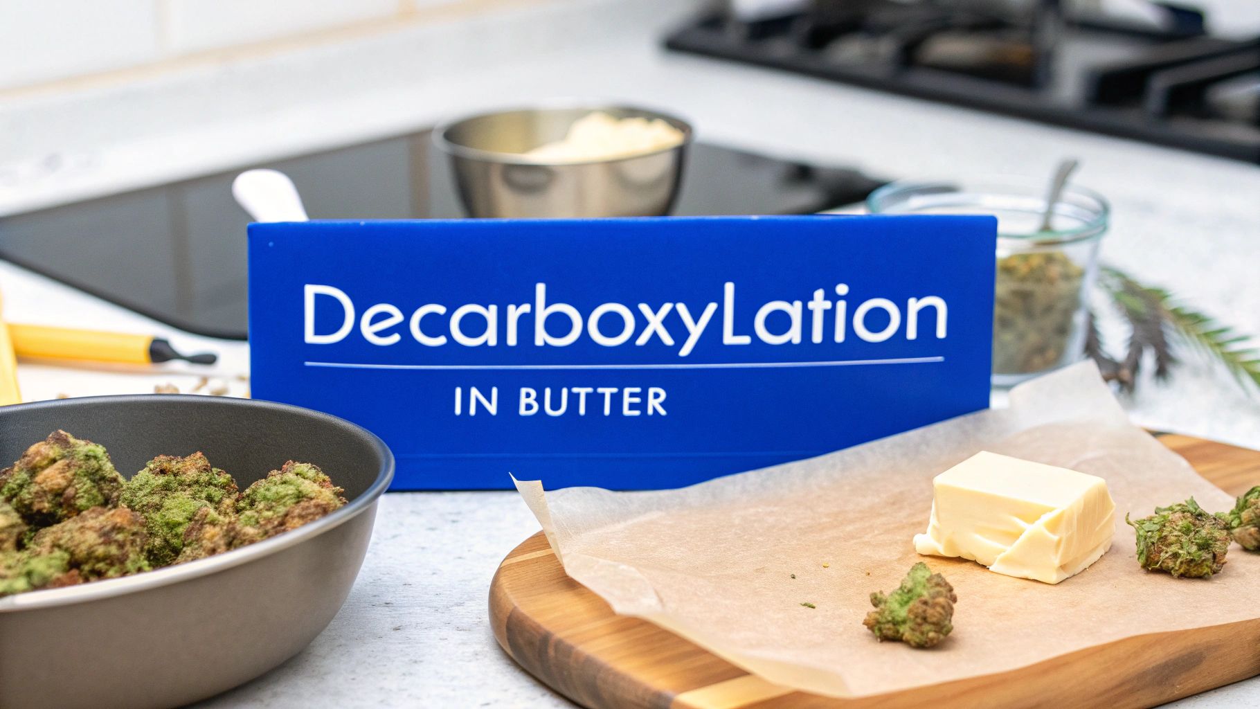 Decarboxylierung in butter für maximale wirkung