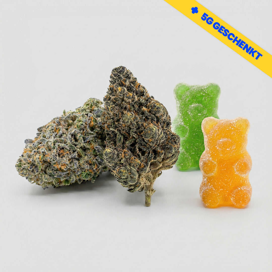 CBD Blüten und THC Fruchtgummis