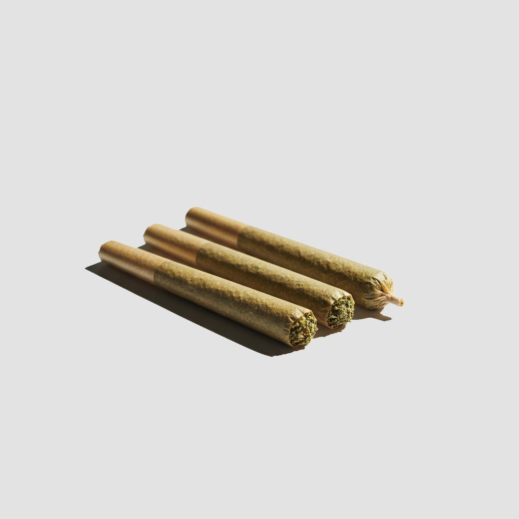 Happy Flower Pre‑Roll Joint Zkittlez mit 1 g Premium‑Cannabis (THC/HHC), sorgfältig gerollt für gleichmäßigen Abbrand, diskret verpackt für schnellen Versand