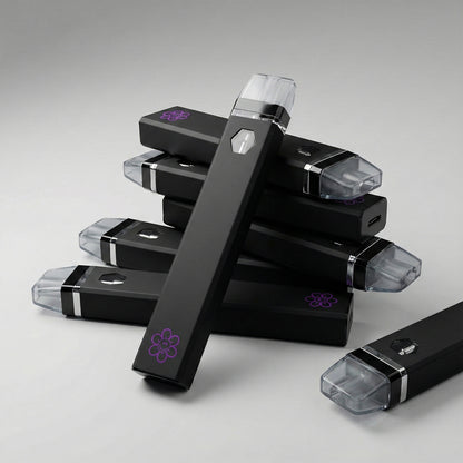 10-0H Vape Pen – Einweg E-Zigarette im Cookies Geschmack, schwarzes Design