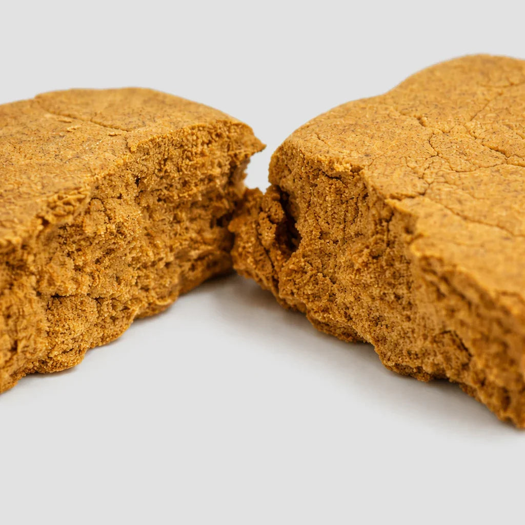 Hachís Dry Sift 9H-THC – Primer plano de la consistencia del hachís