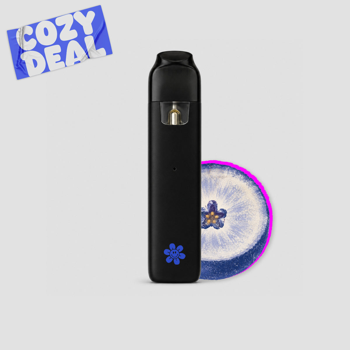 PHC Vape – stylischer Einweg Pen mit intensivem Blueberry Aroma