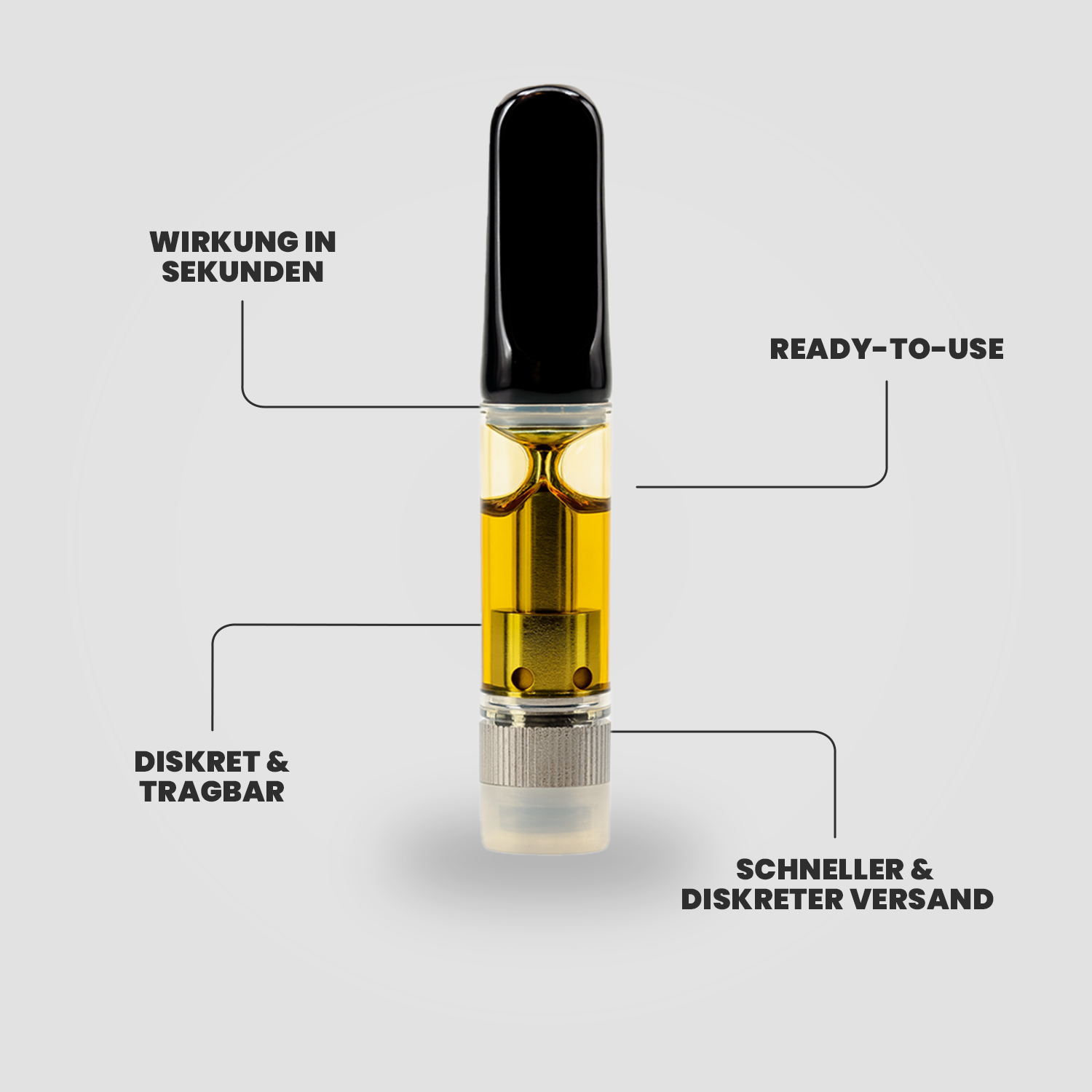 10-OH Cartridge – tropischer Pineapple Geschmack, starker Effekt