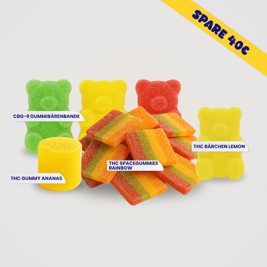 Social Starter Pack - Small Talk, zero Panic - 10 Weed Gummies geschenkt