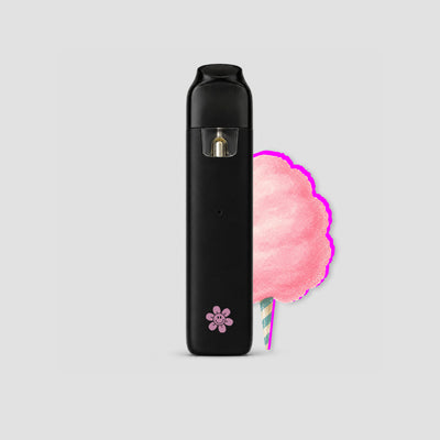 Cotton Candy - Achetez une cigarette électronique jetable haut de gamme au THC chez Happy Flower.