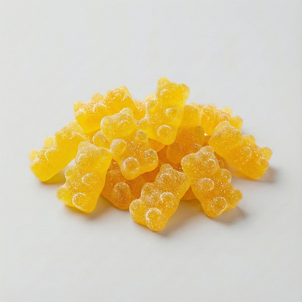 THC Edibles – saure Lemon Gummies, Großpack mit 10mg THC je Gummy