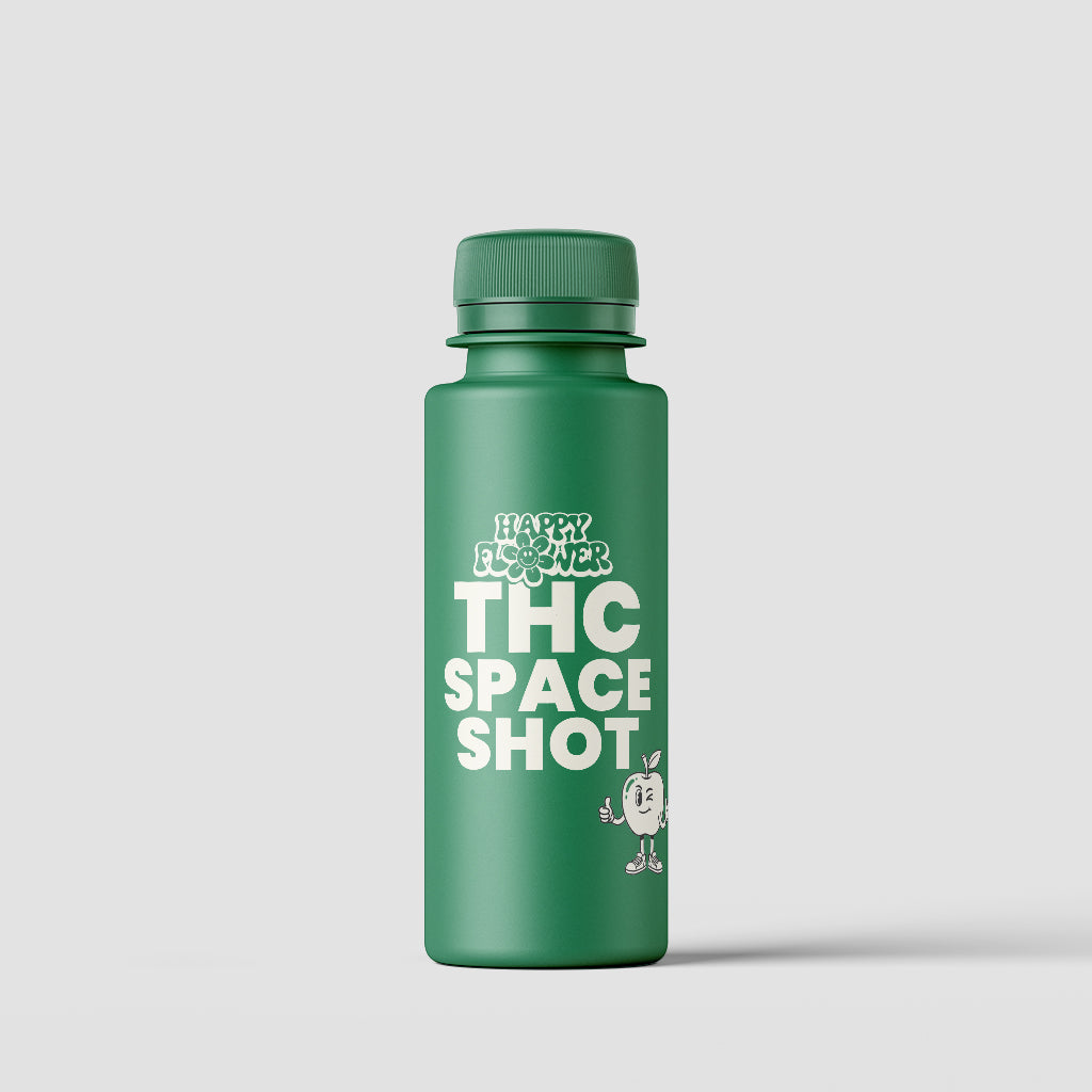 THC Space Shot Apple – 25ml Drink mit 10mg THC, fruchtiger Apfelgeschmack, 100 % legal