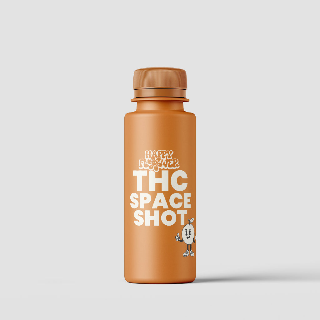THC Space Shot Orange – 25ml THC Drink mit fruchtigem Orangenaroma, schneller Versand, 20mg THC