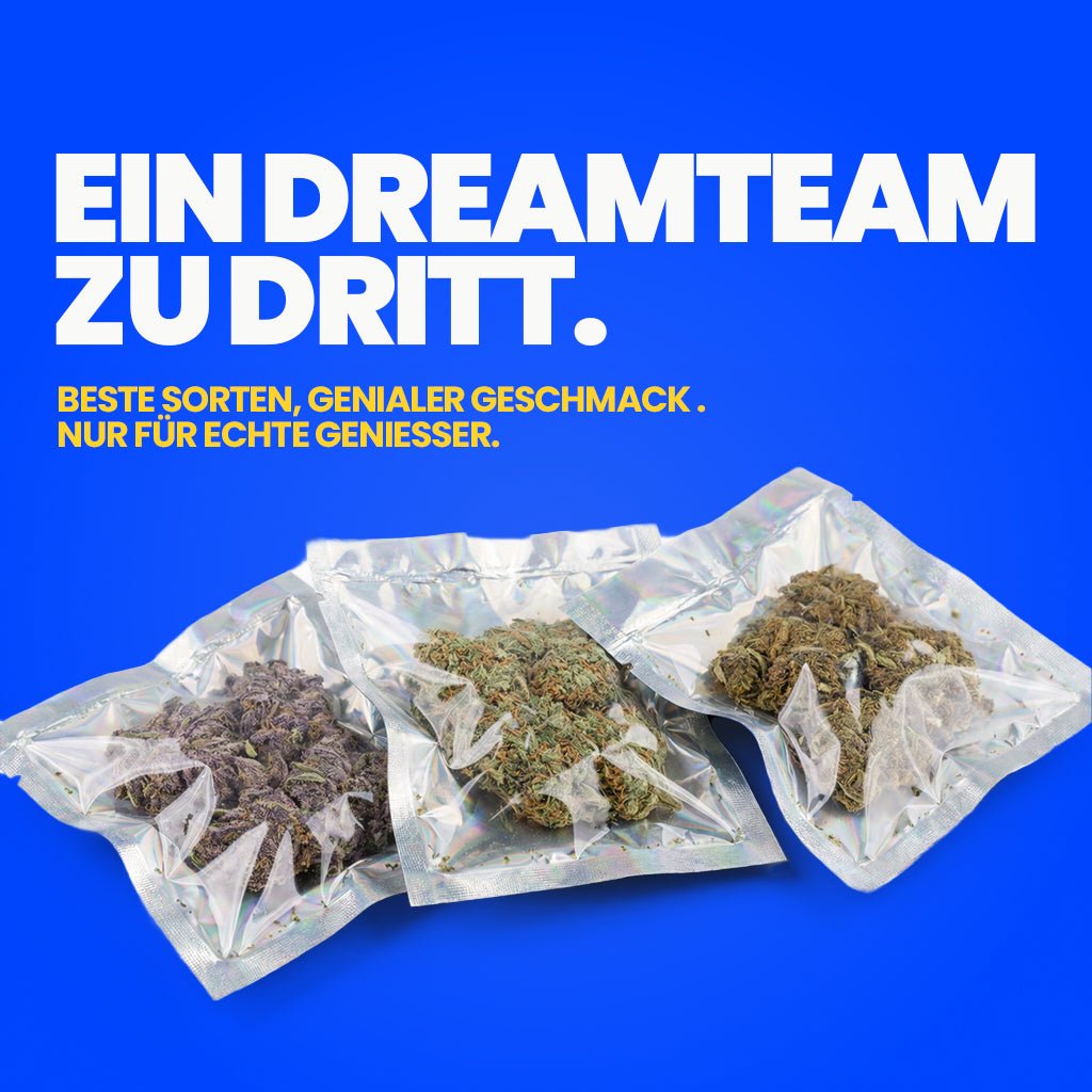 Happy Trio -  15g Bundle – Premium Cannabis Blüten bei Happyflower