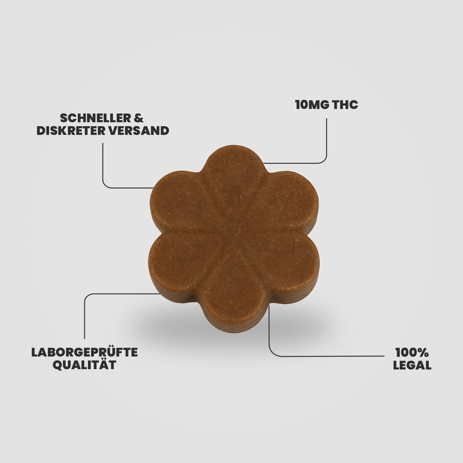 Happy Hasch Schoko Flower