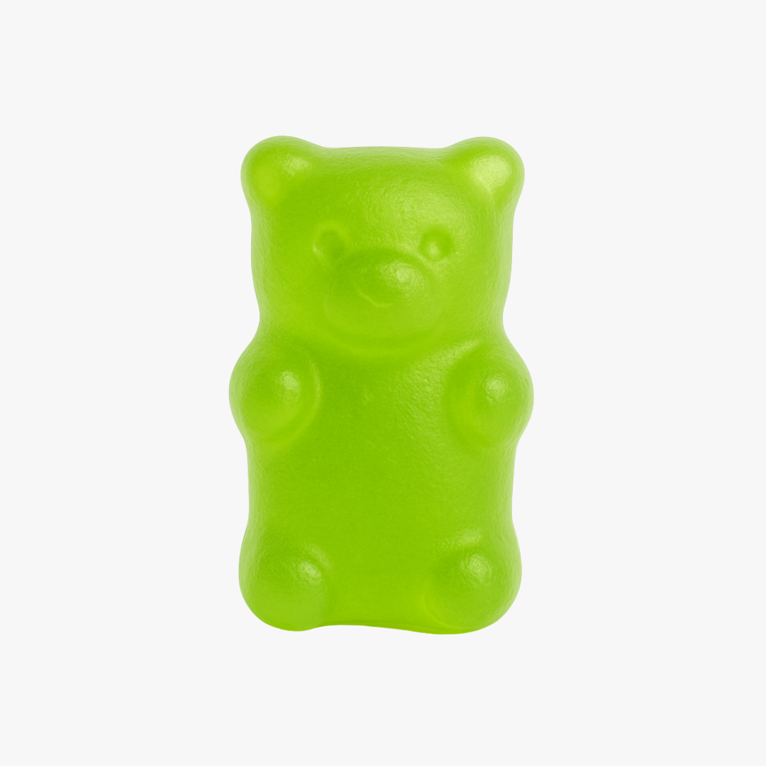Grünes THC Gummie mit apfelgeschmack