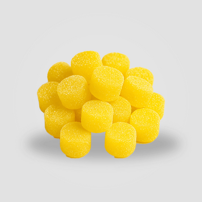 THC Edibles – tropische Ananas Gummies, 10mg THC pro Portion, Bulk Pack