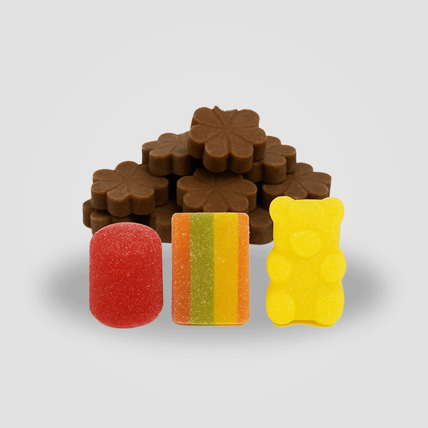THC Edibles Bundle – Mix aus Schoko, Rainbow Flag und Gummies, je 10mg THC