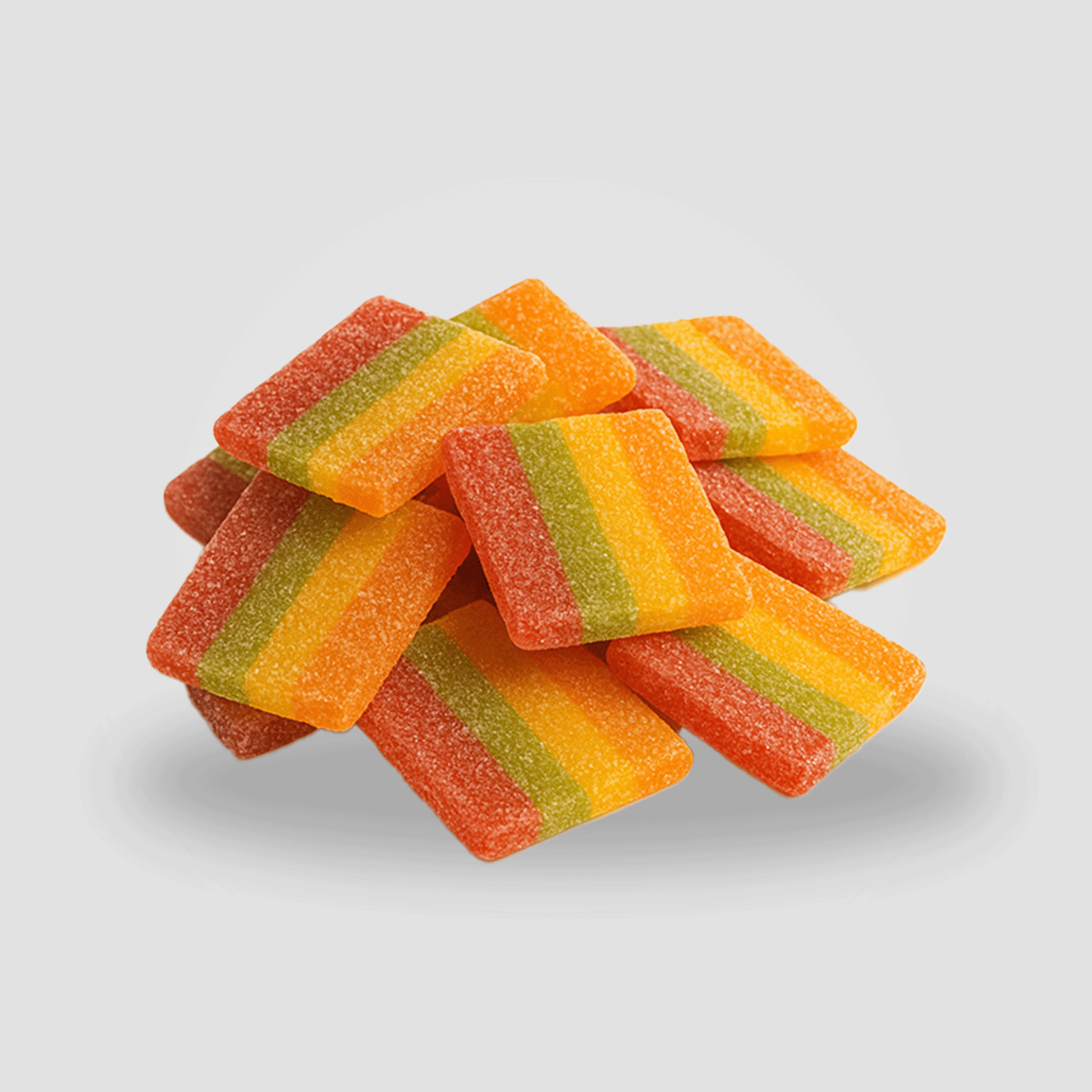 THC Edibles – bunte Rainbow Flag Gummies im Großpack, 10mg THC pro Stück